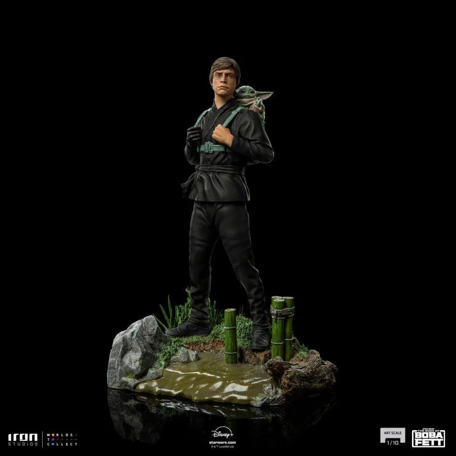 Star Wars: Book of Boba Fett - Luke and Grogu Training 1:10 Scale Statue - Image 2