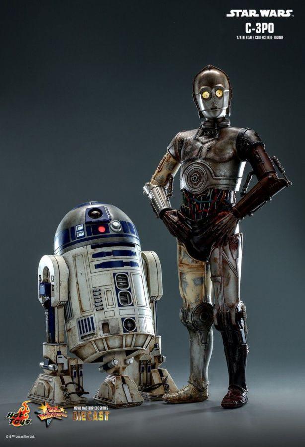 Star Wars - C-3PO Attack of the Clones 1:6 Scale 12" Diecast Action Figure - Image 7