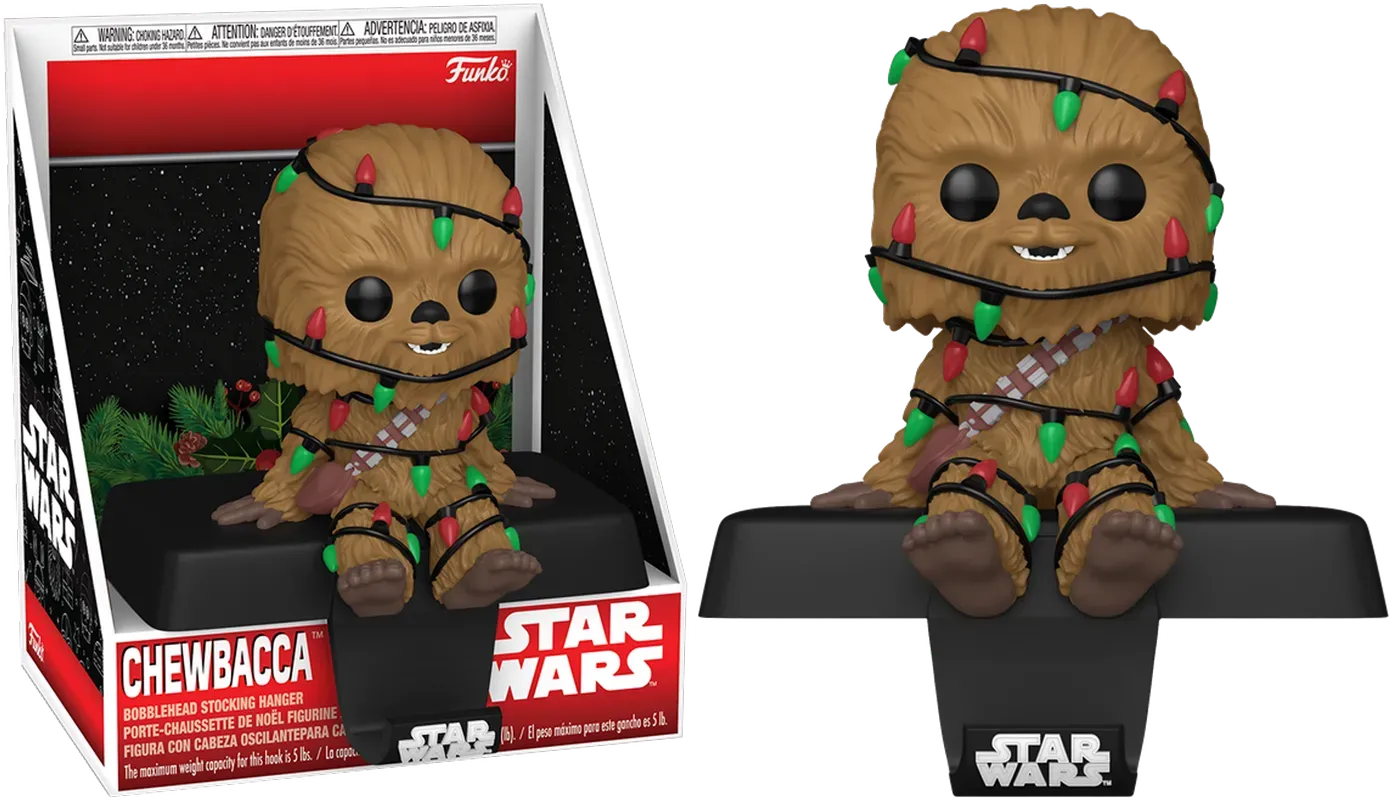 Star Wars -Chewie Pop! Edge-Sitter Stocking Hanger