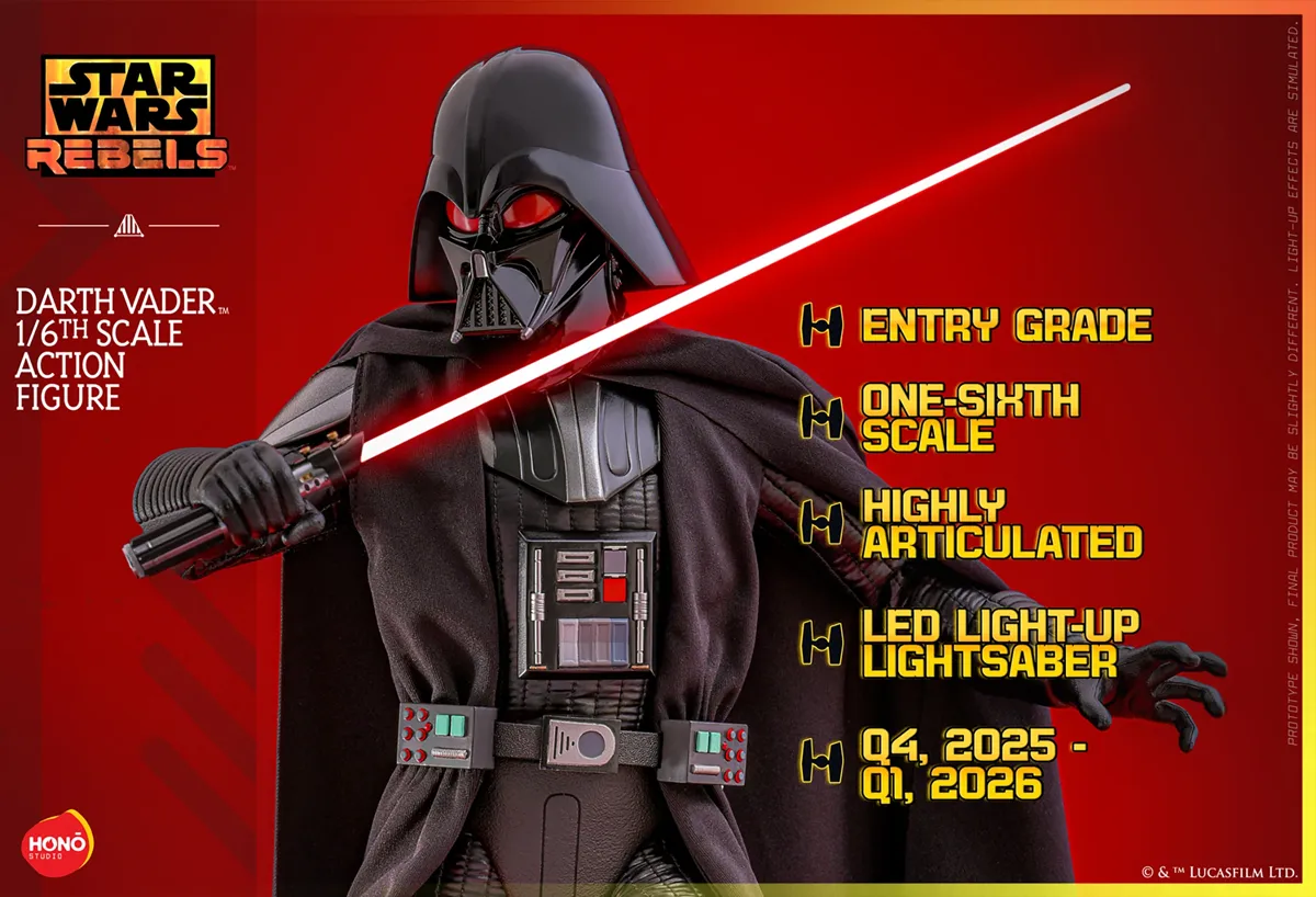 Star Wars: Rebels - Darth Vader (HONO Studios) 1:6 Scale Collectable Action Figure - Image 22