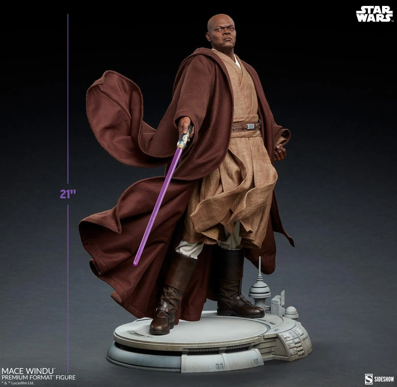 Star Wars: Ep3 - Mace Windu Premium Format Statue - Image 8