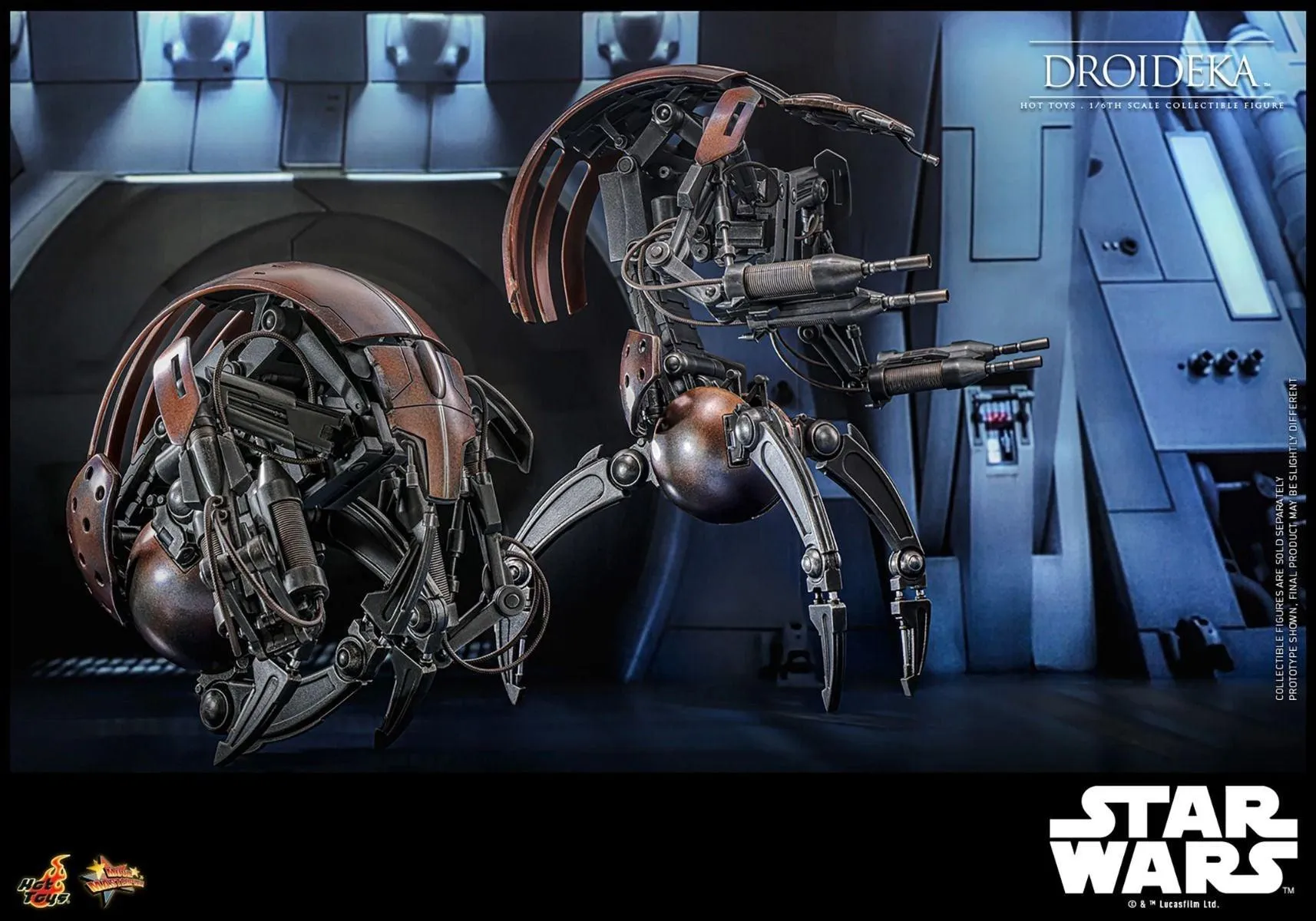 Star Wars Episode 1: The Phantom Menace - Droideka 1:6 Scale Collectable Action Figure - Image 14