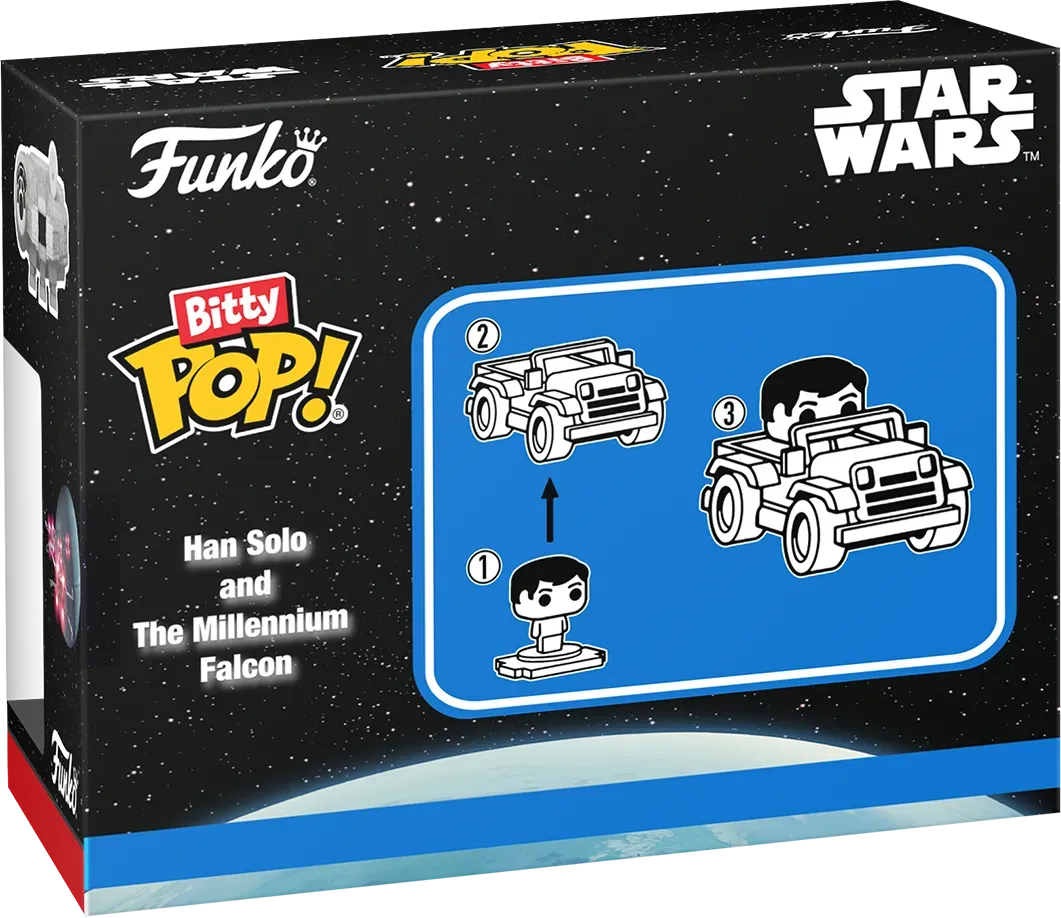 Star Wars - Han Solo with Millenium Falcon Bitty Pop! Ride - Image 6