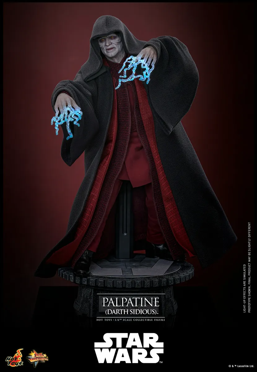 Star Wars - Palpatine (Darth Sidious) 1:6 Scale Collectable Action Figure - Image 4