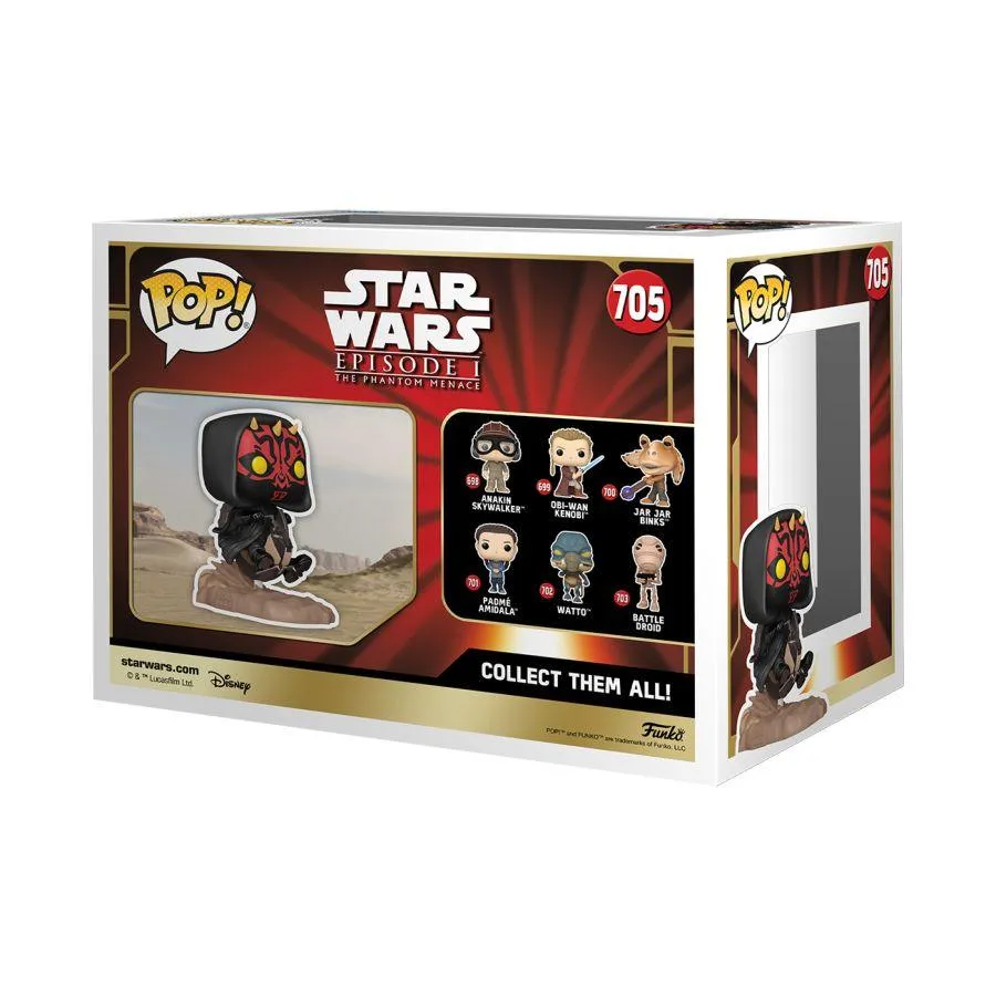 Star Wars: Phantom Menace 25th Anniversary - Darth Maul on Bloodfin Pop! Ride - Image 4
