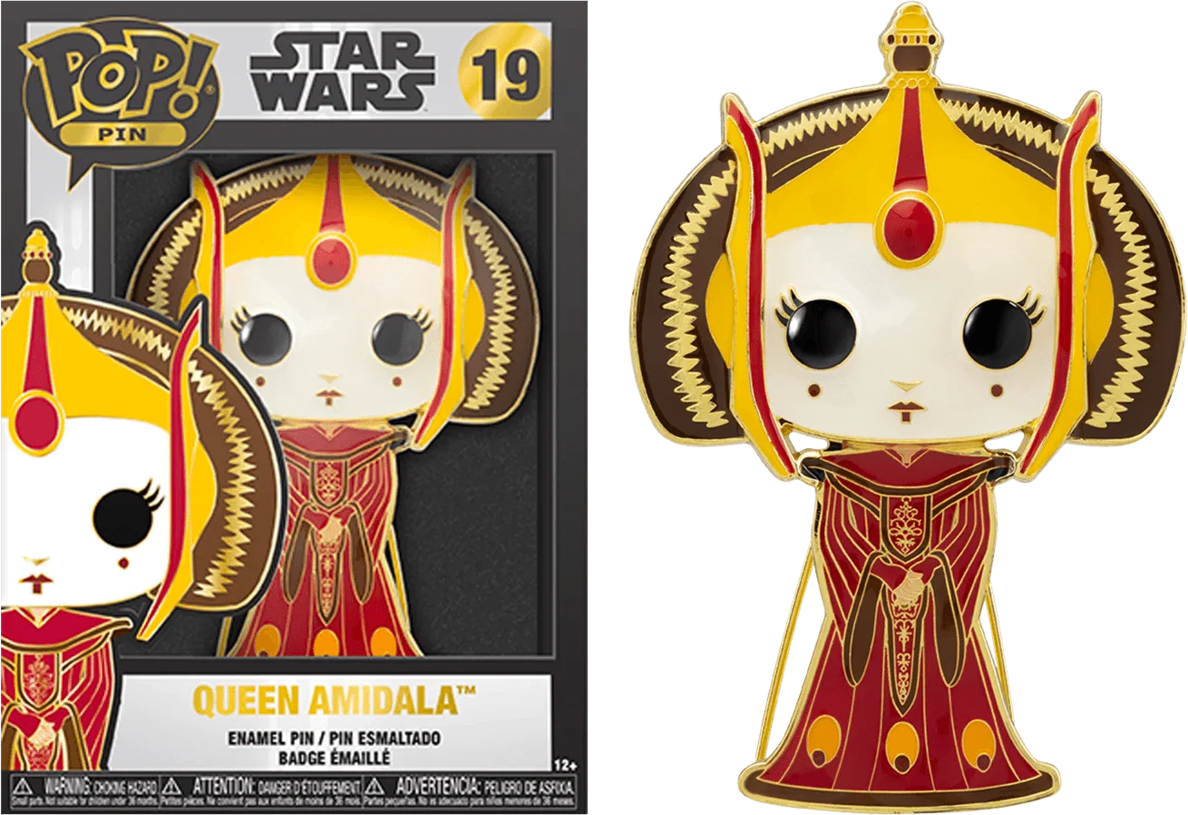 Star Wars - Queen Amidala (with chase) 4" Pop! Enamel Pin