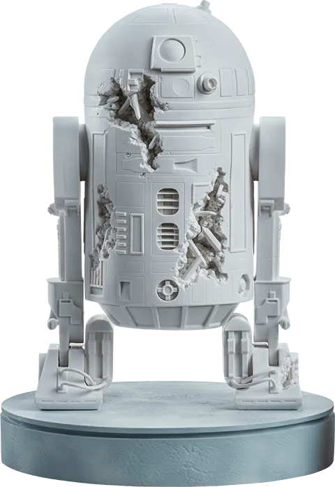 Star Wars - RD-D2 Crystallized Relic Statue