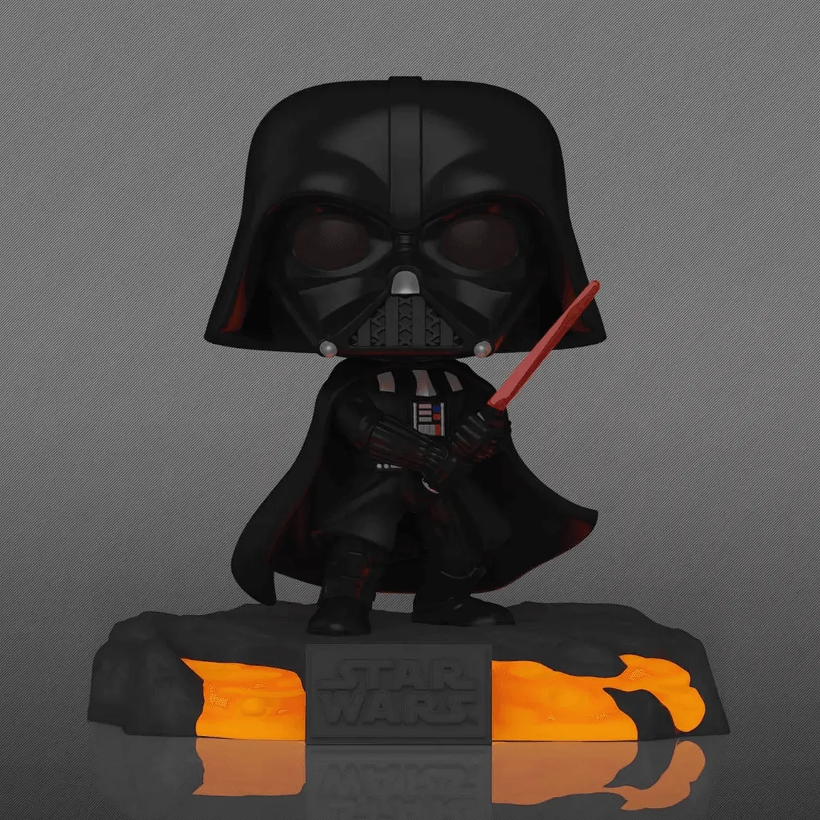 Star Wars - Red Saber Series Darth Vader Glow US Exclusive Deluxe Pop! Vinyl [RS] - Image 3
