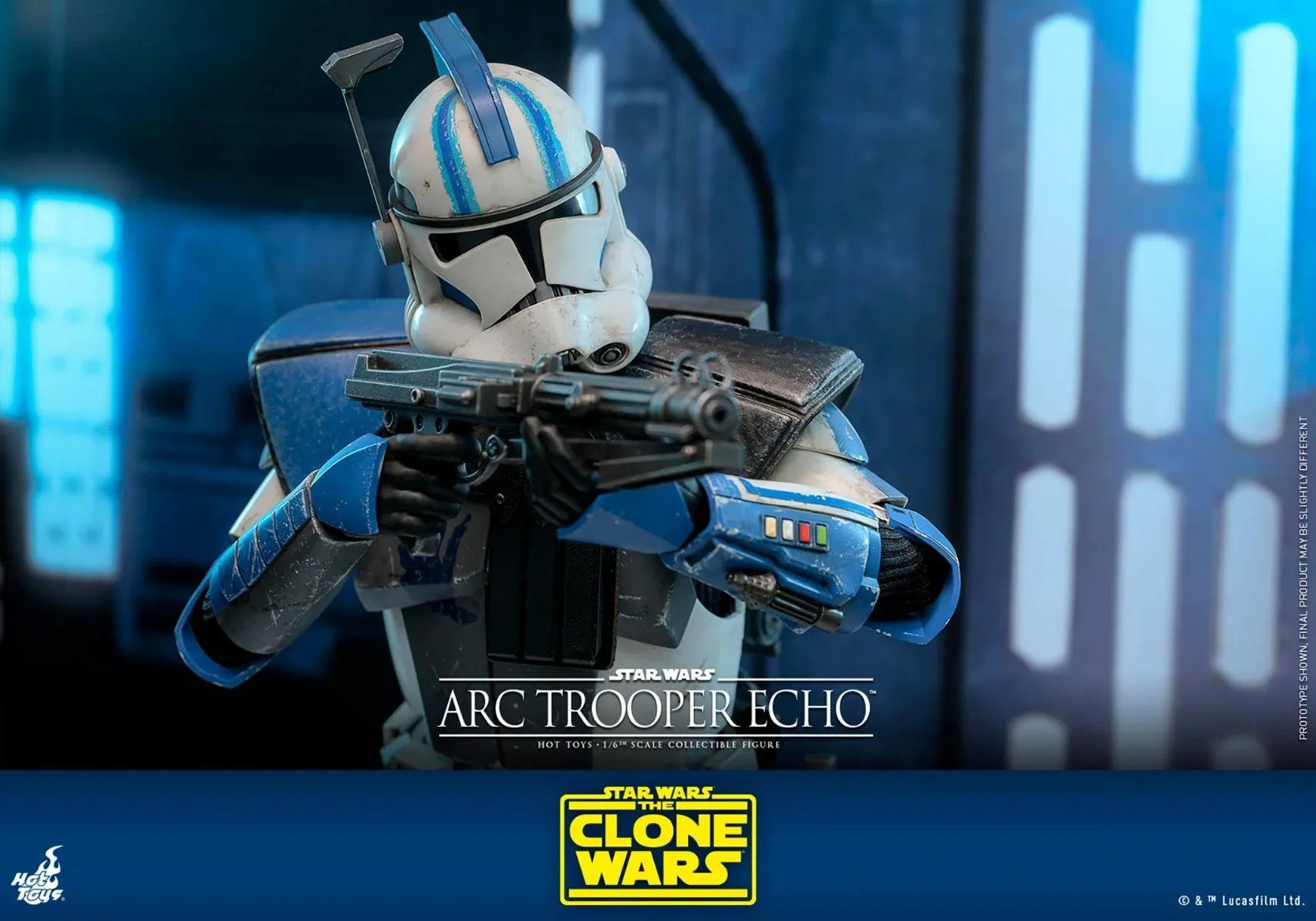 Star Wars: The Clone Wars - Arc Trooper Echo 1:6 Scale Collectible Action Figure - Image 14