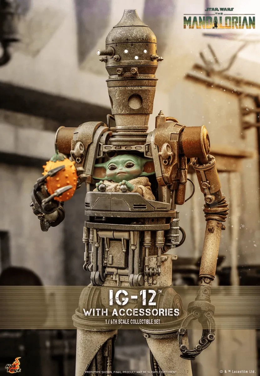 Star Wars: The Manadalorian - IG-12 1:6 Scale Collectible Figure Set - Image 2