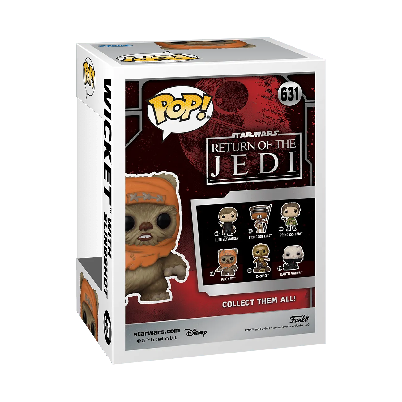 Star Wars - Wicket with Slingshot SDCC 2023 US Exclusive Pop! Vinyl [RS] - Image 4