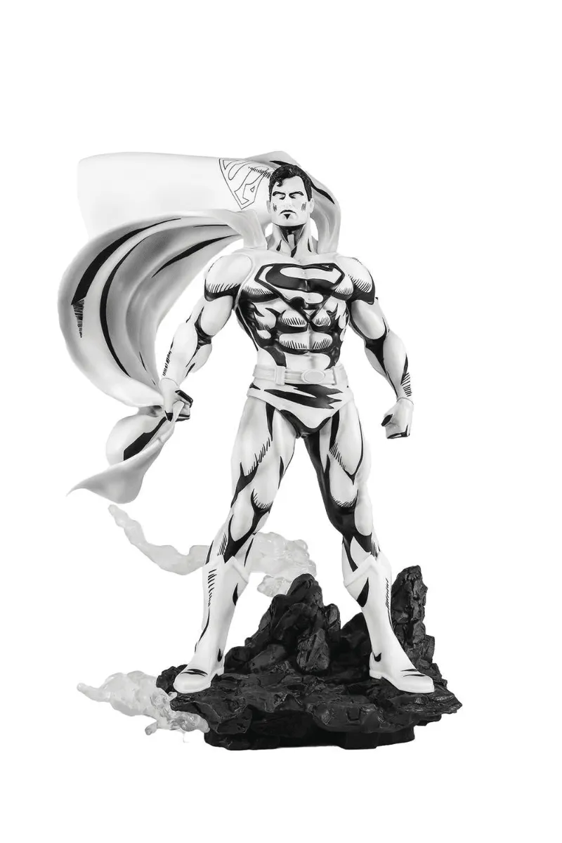Superman - Superman (John Byrne) Black & White PVC 1:8 Scale Statue - Image 7