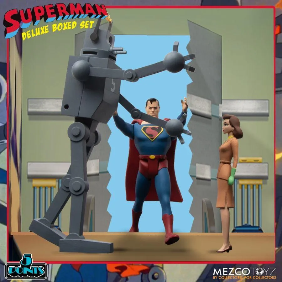 Superman The Animated Series - Mechanical Monsters 5 Points Action Figure Deluxe Box Set - Image 2