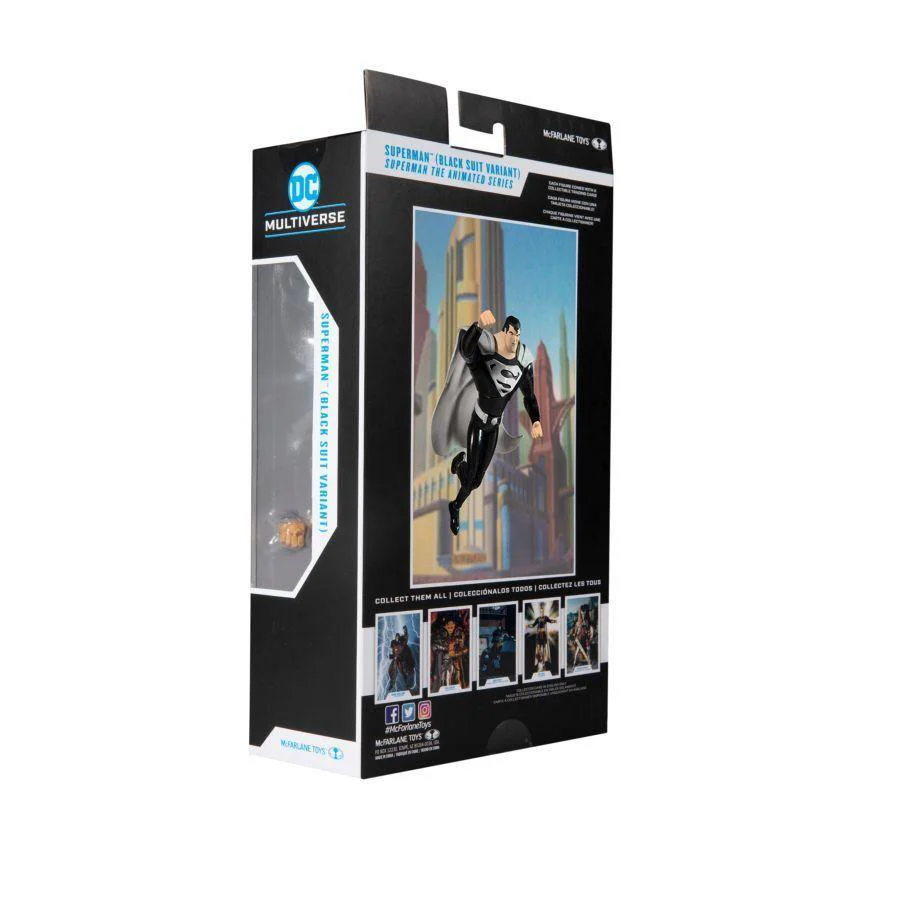 Superman: The Animated Series - Superman Black Suit 7" Action Figure - Image 2
