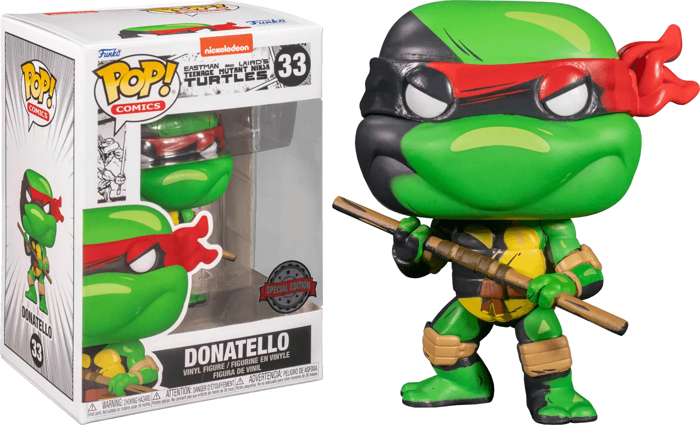 Teenage Mutant Ninja Turtles (comics) - Donatello (with chase) US Exclusive Pop! Vinyl