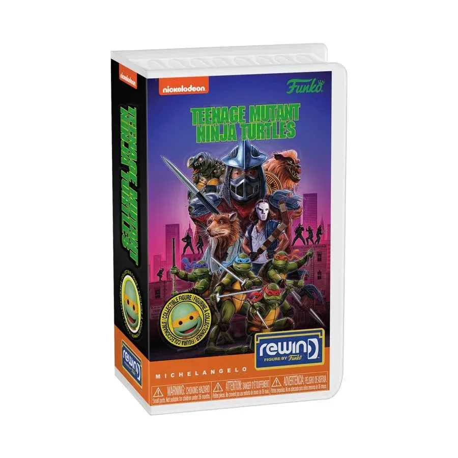 Teenage Mutant Ninja Turtles (Movie) - Michelangelo Rewind Figure - Image 3