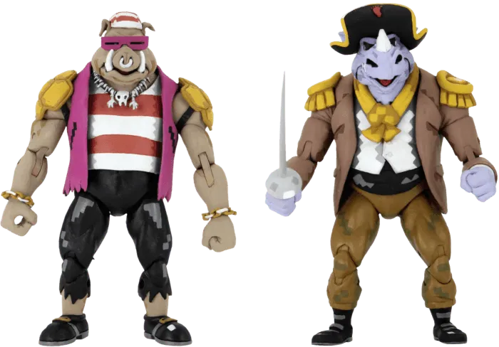 Teenage Mutant Ninja Turtles - Pirate Rocksteady & Bebop Action Figure 2-pack - Image 4