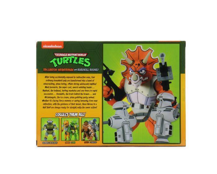Teenage Mutant Ninja Turtles - Triceraton & Rodney 7" Action Figure 3-pack - Image 3