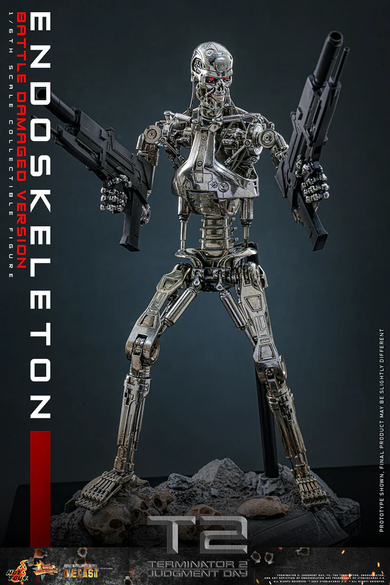 Terminator 2: Judgment Day - Endoskeleton (Battle Damaged) 1:6 Scale Collectable Action Figure - Image 7