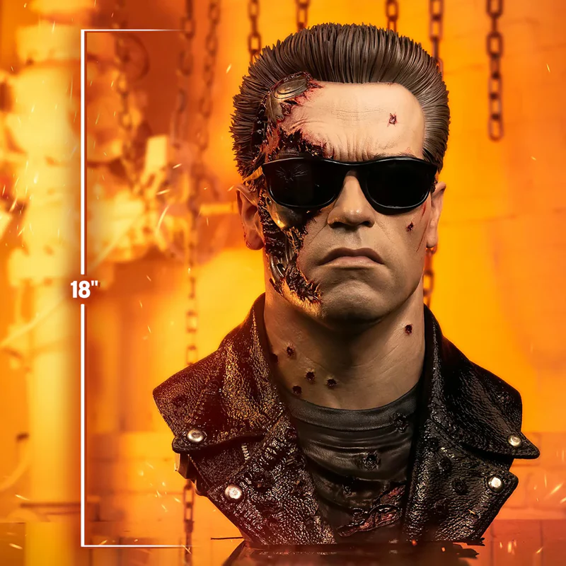 Terminator 2 - T-800 Model 101 Battle Damaged Art Mask - Image 10