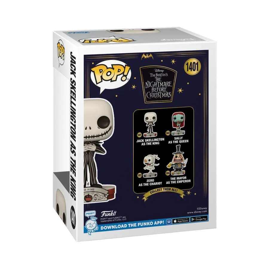 The Nightmare Before Christmas - Jack Skellington as the King US Exclusive Pop! Vinyl [RS] - Image 4