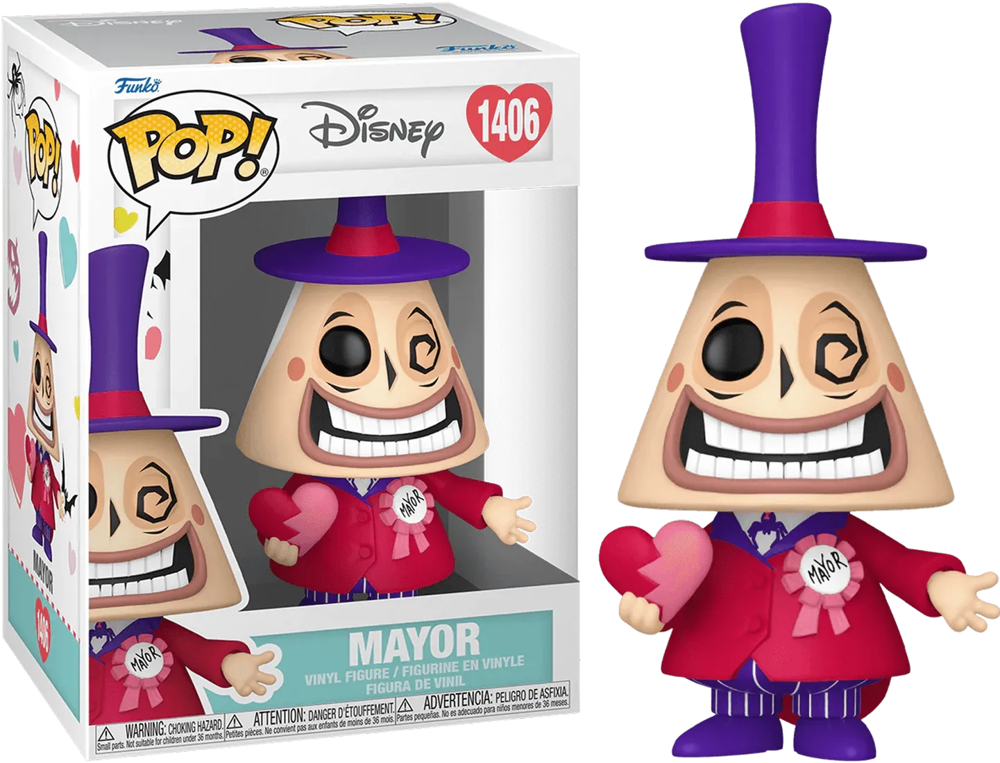 The Nightmare Before Christmas: Valentines 2024 - Mayor Pop! Vinyl