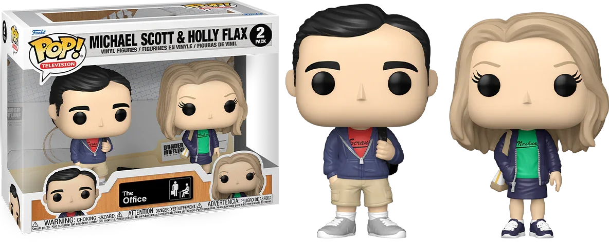The Office - Michael Scott & Holly Flax Pop! Viny 2-Pack