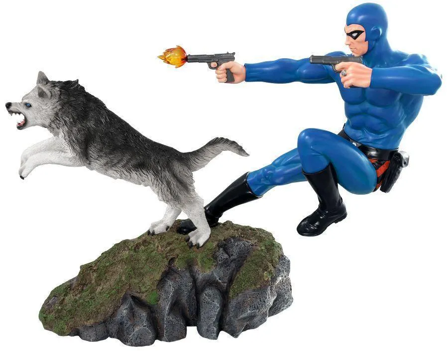 The Phantom - Phantom and Devil Blue Suit Statue - Image 2