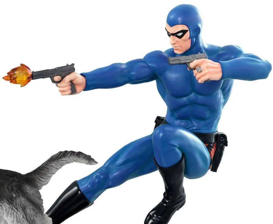 The Phantom - Phantom and Devil Blue Suit Statue - Image 5