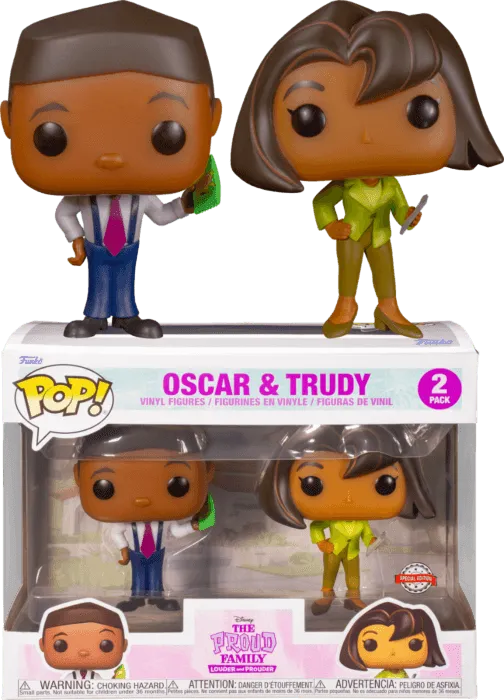 The Proud Family - Oscar & Trudy US Exclusive Pop! 2-Pack [RS]