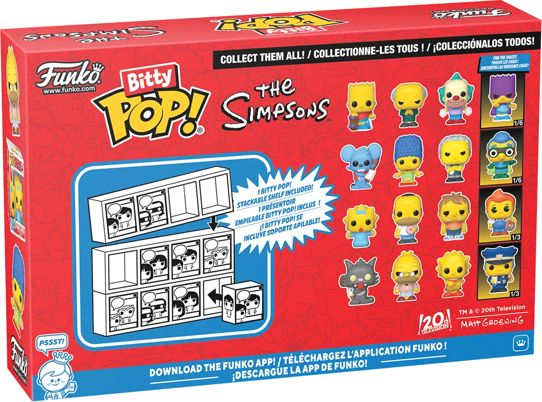 Simpsons - Bart Bitty Pop! 4-Pack - Image 2
