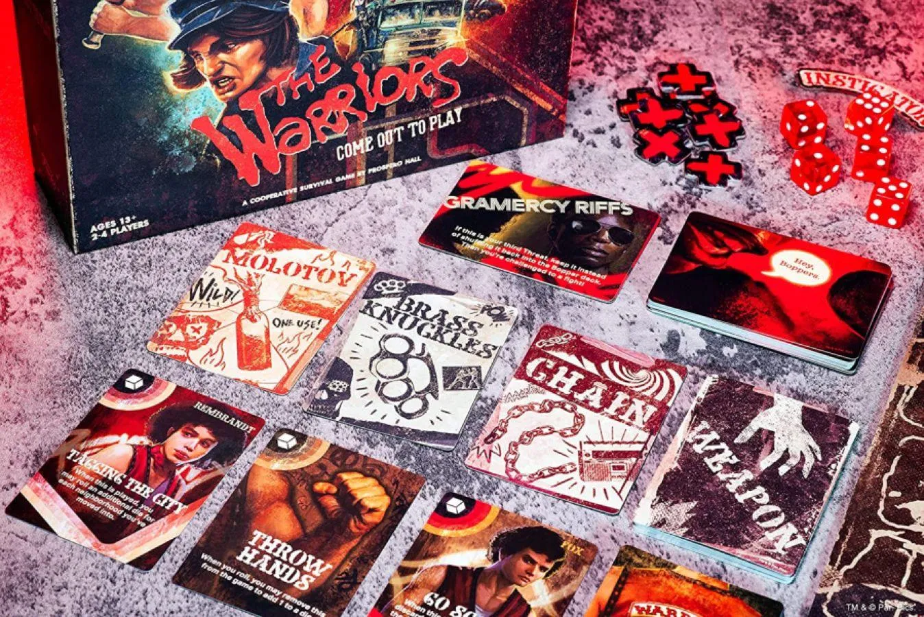 The Warriors - Come Out to Play Board Game - Image 4