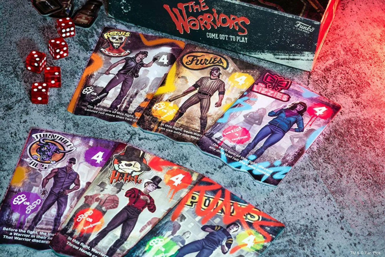 The Warriors - Come Out to Play Board Game - Image 5