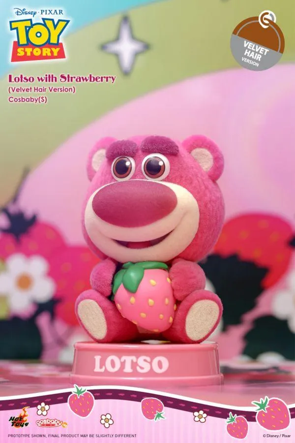 Toy Story 3 - Lotso with Strawberry (Velvet Hair) Cosbaby - Image 3