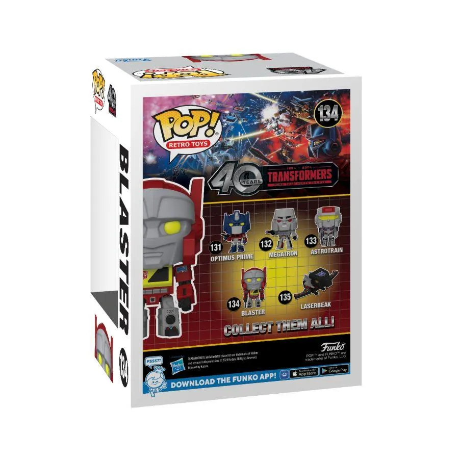 Transformers: Generation 1 - Blaster Pop! Vinyl - Image 4