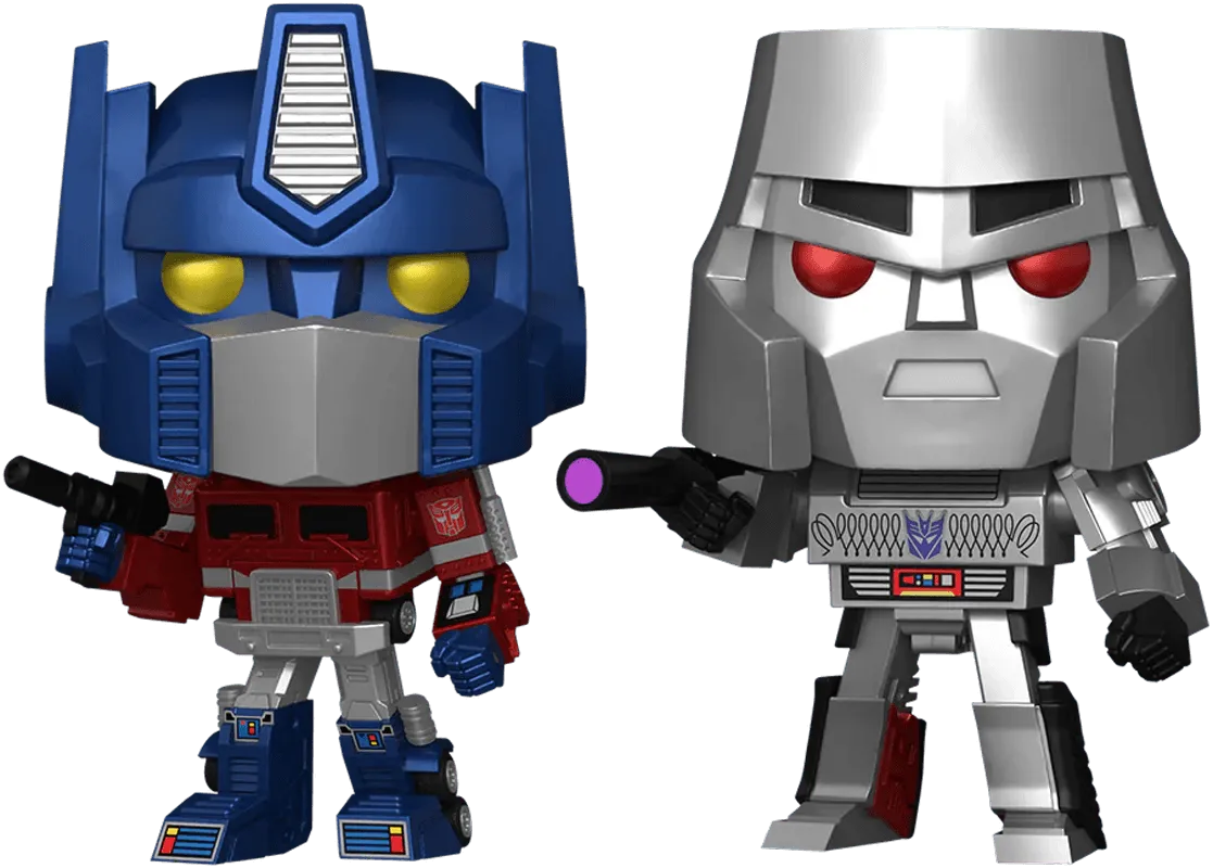 Transformers: G1 - Optimus Prime & Megatron US Exclusive Metallic Pop! Vinyl 2 -Pack [RS] - Image 2