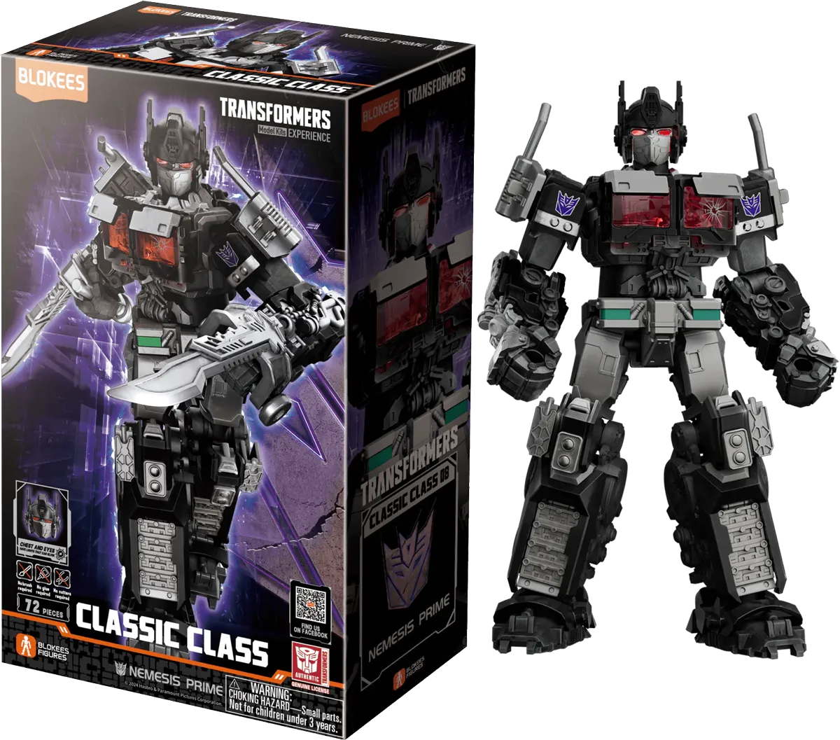 Transformers: Rise of the Beasts - Nemesis Prime Classic Class Model Kit