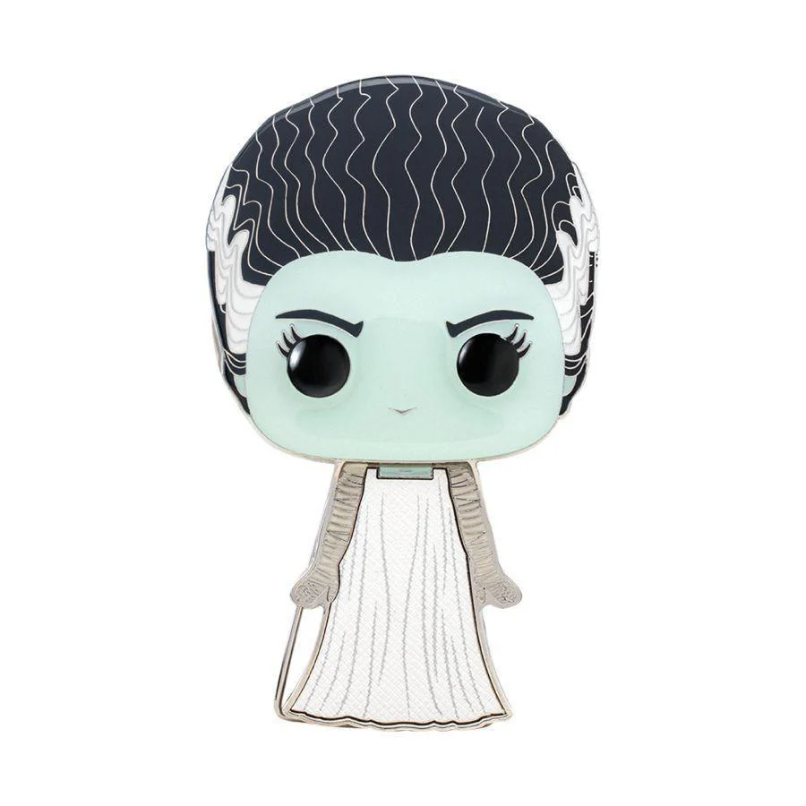 Universal Monsters - Bride of Frankenstein (with chase) 4" Pop! Enamel Pin - Image 5