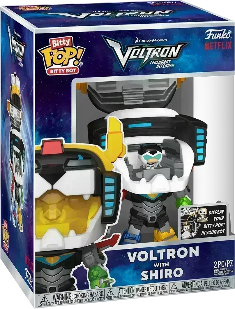 Voltron - Voltron with Shiro Bitty Pop! Bot - Image 2