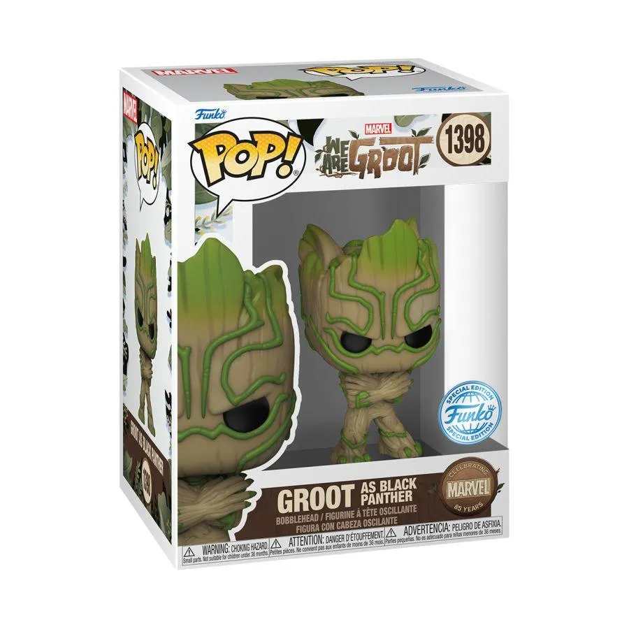 We Are Groot - Black Panther (Marvel: 85th Anniversary) US Exclusive Pop! Vinyl [RS] - Image 3