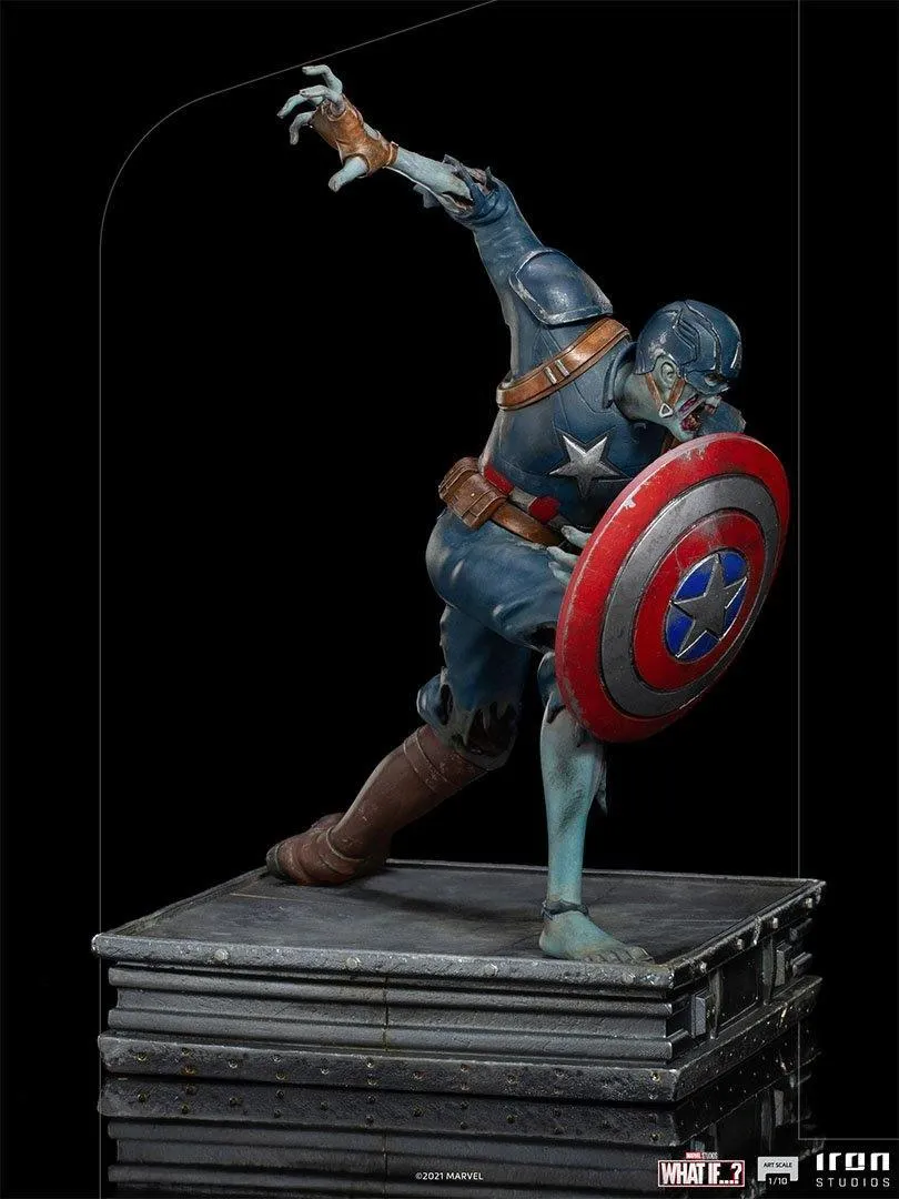 What If - Zombie Captain America 1:10 Scale Statue - Image 7