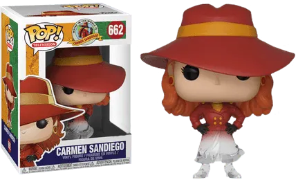 Where in the World is Carmen Sandiego - Carmen Sandiego Fade US Exclusive Pop! Vinyl