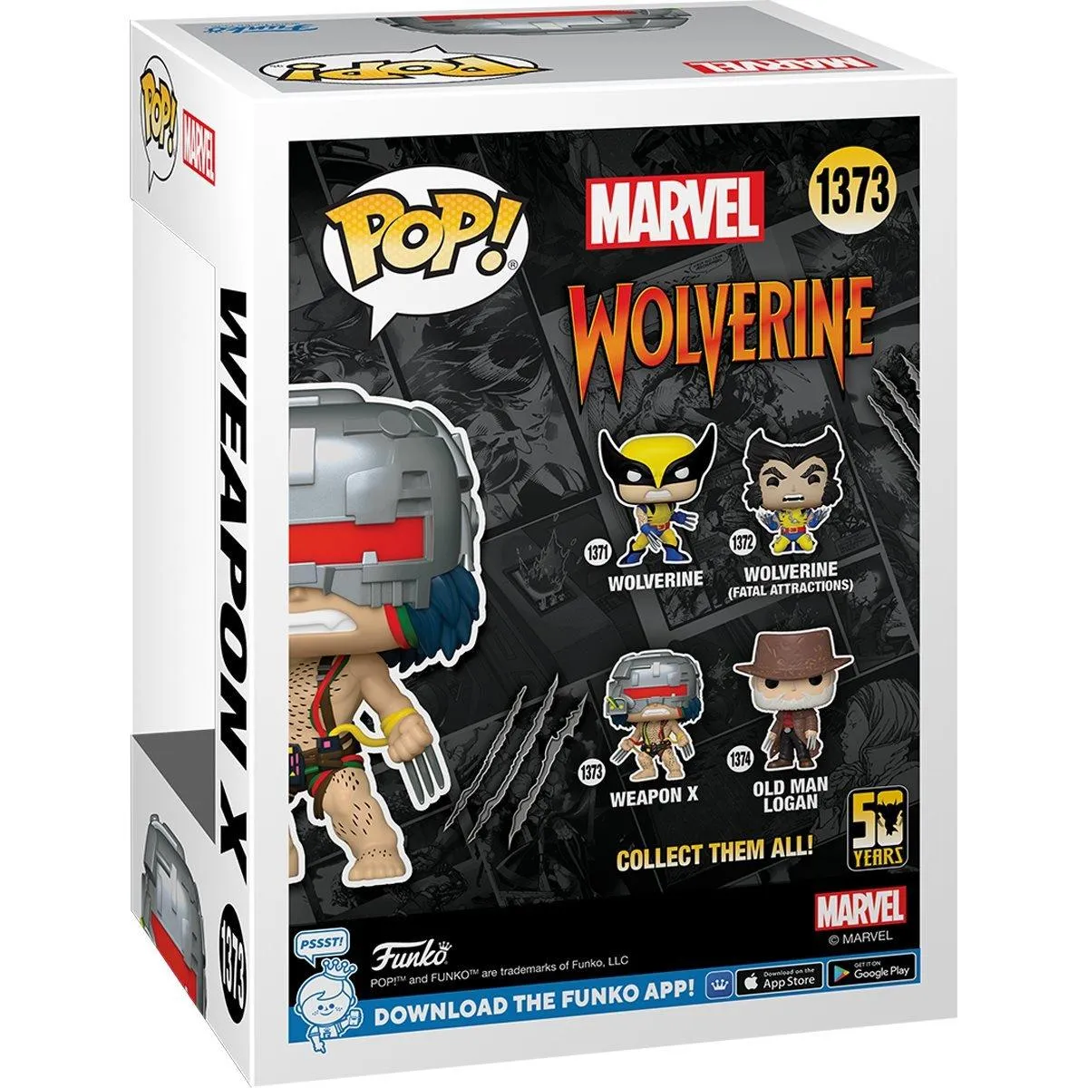 Wolverine 50th Anniversary - Weapon X Pop! Vinyl - Image 4