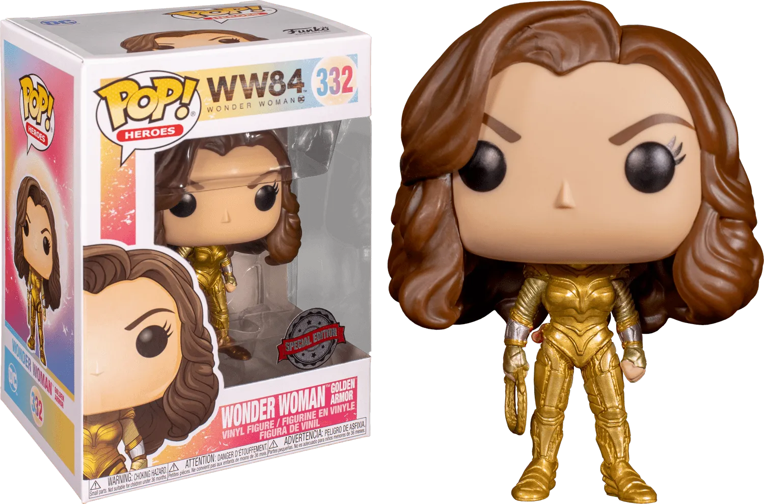 Wonder Woman: 1984 - Wonder Woman Gold No Wings US Exclusive Pop! Vinyl [RS]