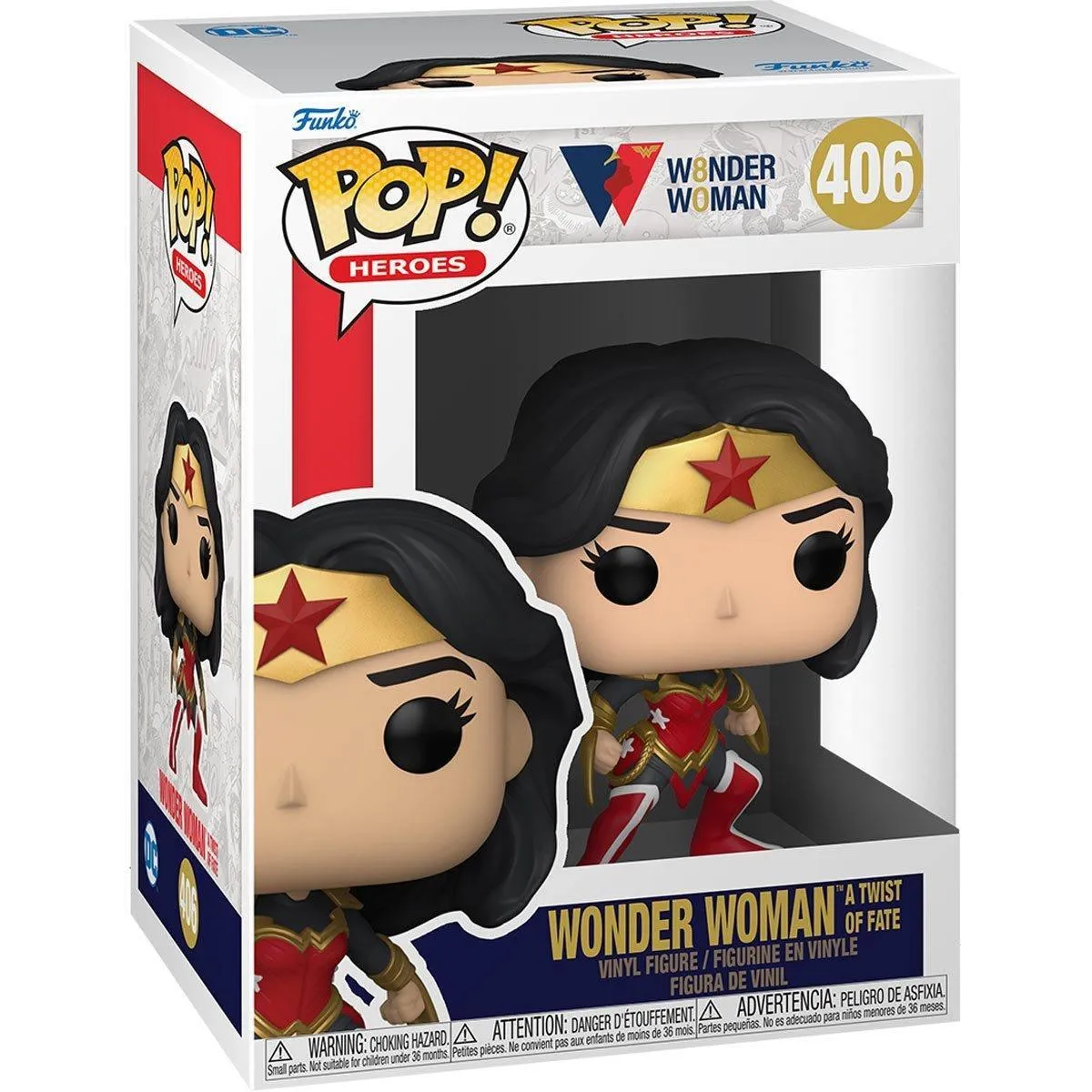 Wonder Woman - A Twist of Fate 80th Anniversary Pop! Vinyl - Image 3