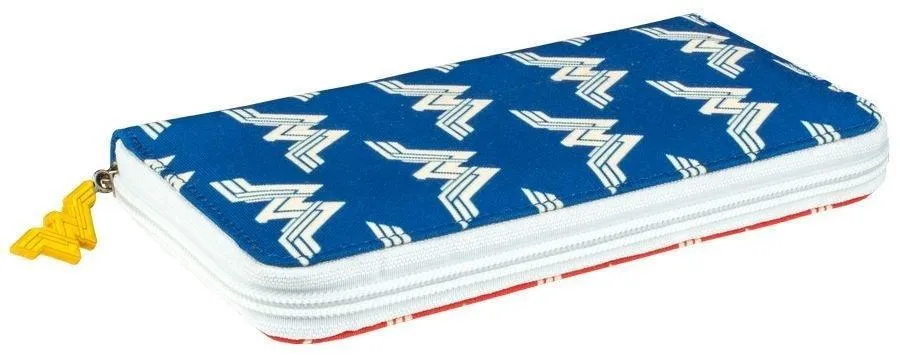Wonder Woman Movie - Red & Blue logo Clutch Purse