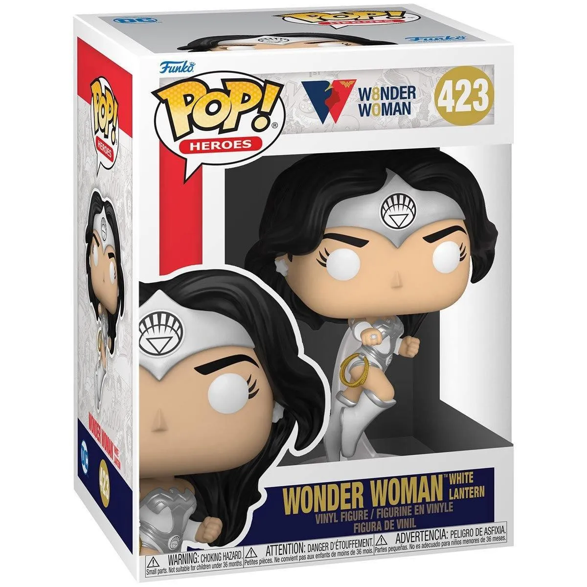 Wonder Woman - Wonder Woman White Lantern 80th Anniversary Pop! Vinyl - Image 3