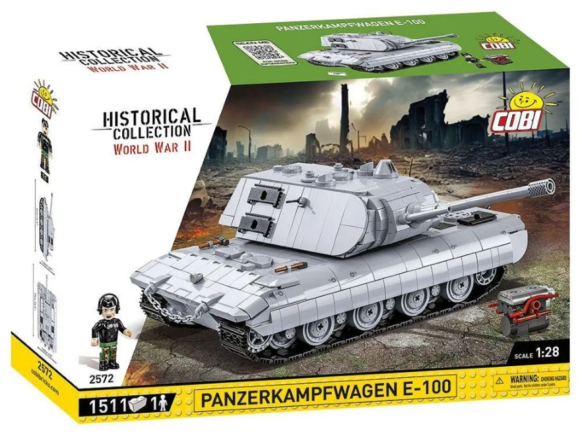 World War 2 - Panzerkampfwagen E-100 (1510 Piece Kit) - Image 2
