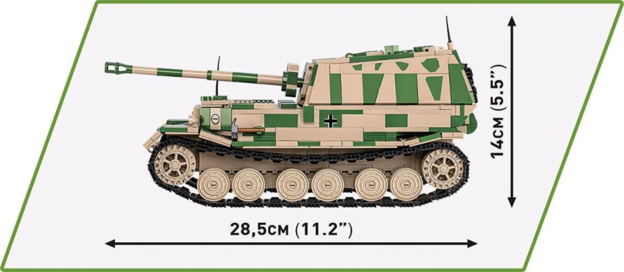 World War 2 - Sd.Kfz. 184 Ferdinand (1268 Piece Kit) - Image 5