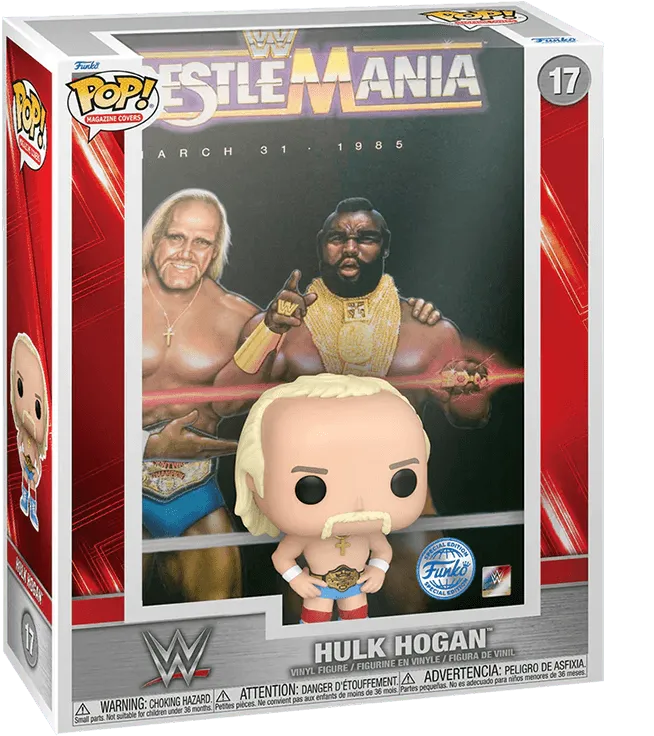 WWE - Hulk Hogan Wrestlemania Pop! Vinyl Cover